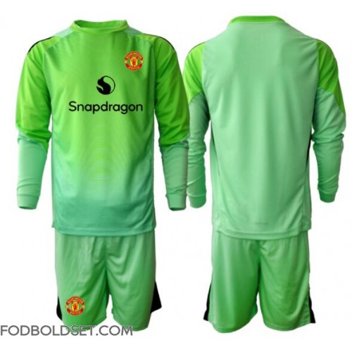 Manchester United Målmand Tredje trøje Børn 2025-26 Langærmet (+ Korte bukser)